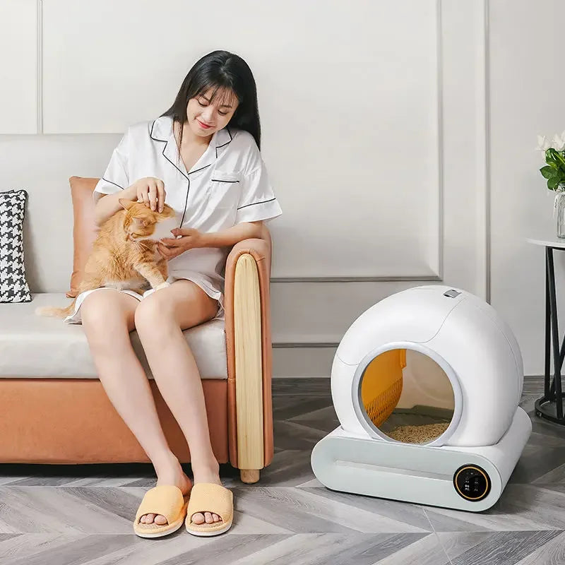 APP Control Intelligent Smart Self Cleaning Litter Box for Cats Automatic Cat Toilet Litter Box