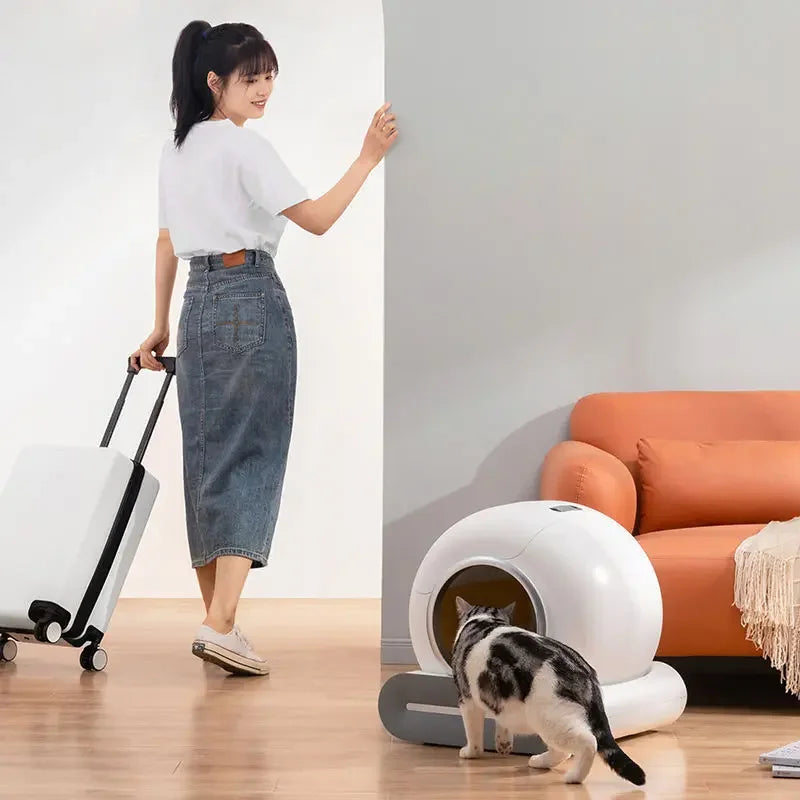 APP Control Intelligent Smart Self Cleaning Litter Box for Cats Automatic Cat Toilet Litter Box