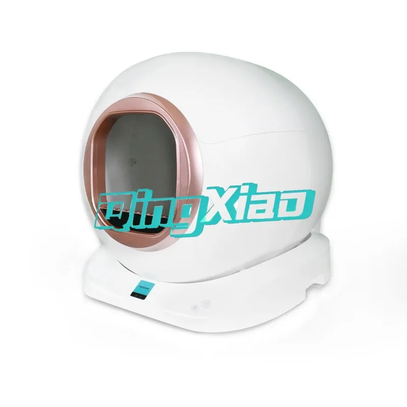 Fully Enclosed Self Cleaning Cat Litter Box Anti Splash Odor Control Electric Scooper Automatic Toilet For Multi Cat Household