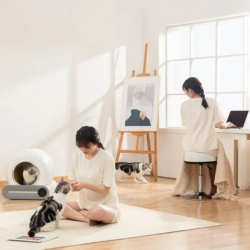 APP Control Intelligent Smart Self Cleaning Litter Box for Cats Automatic Cat Toilet Litter Box